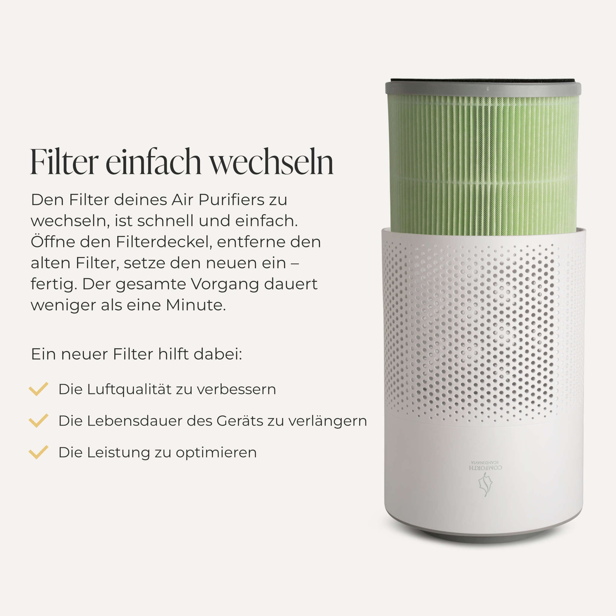 Comforth Air Purifier Luftreiniger