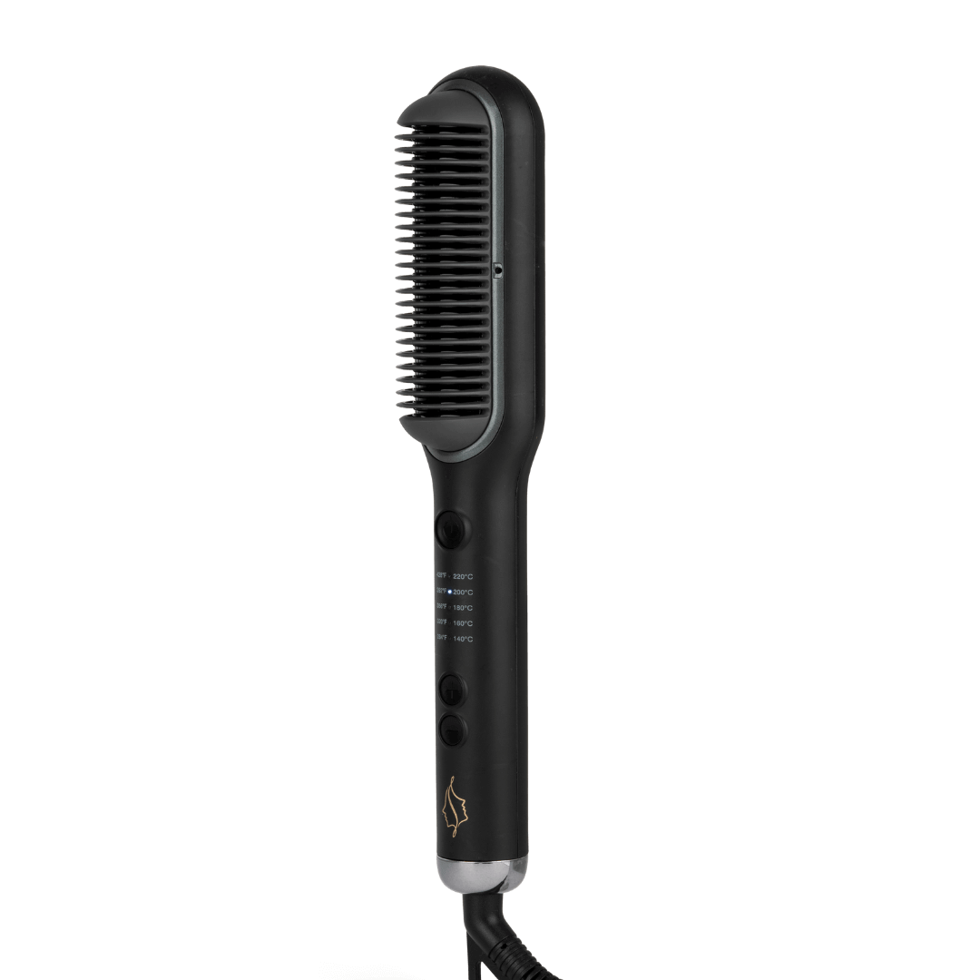 Comforth Smoothing Brush - 2-in-1 Comb and Straightening Iron