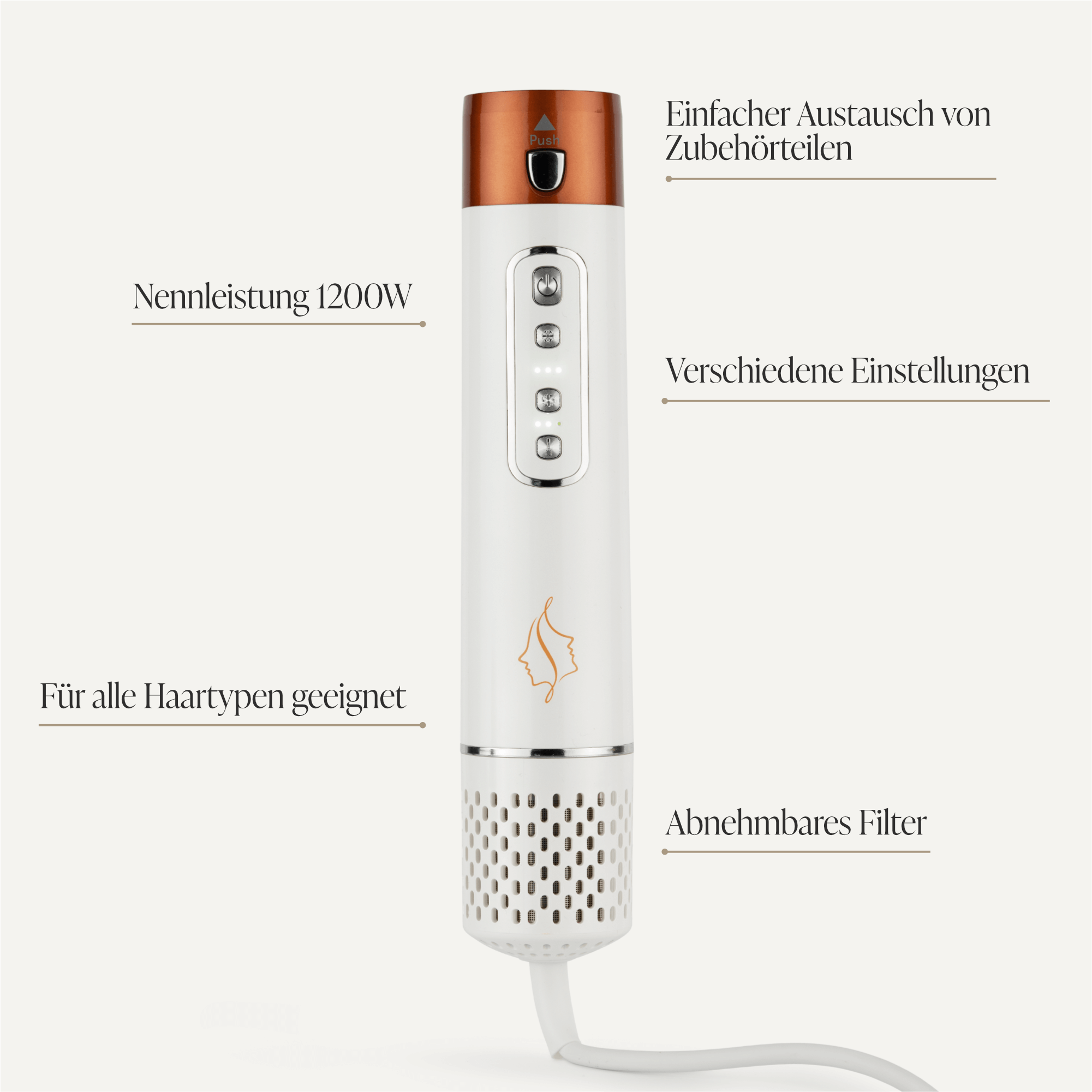 Comforth AirPro™ – 6-in-1 Haartrockner