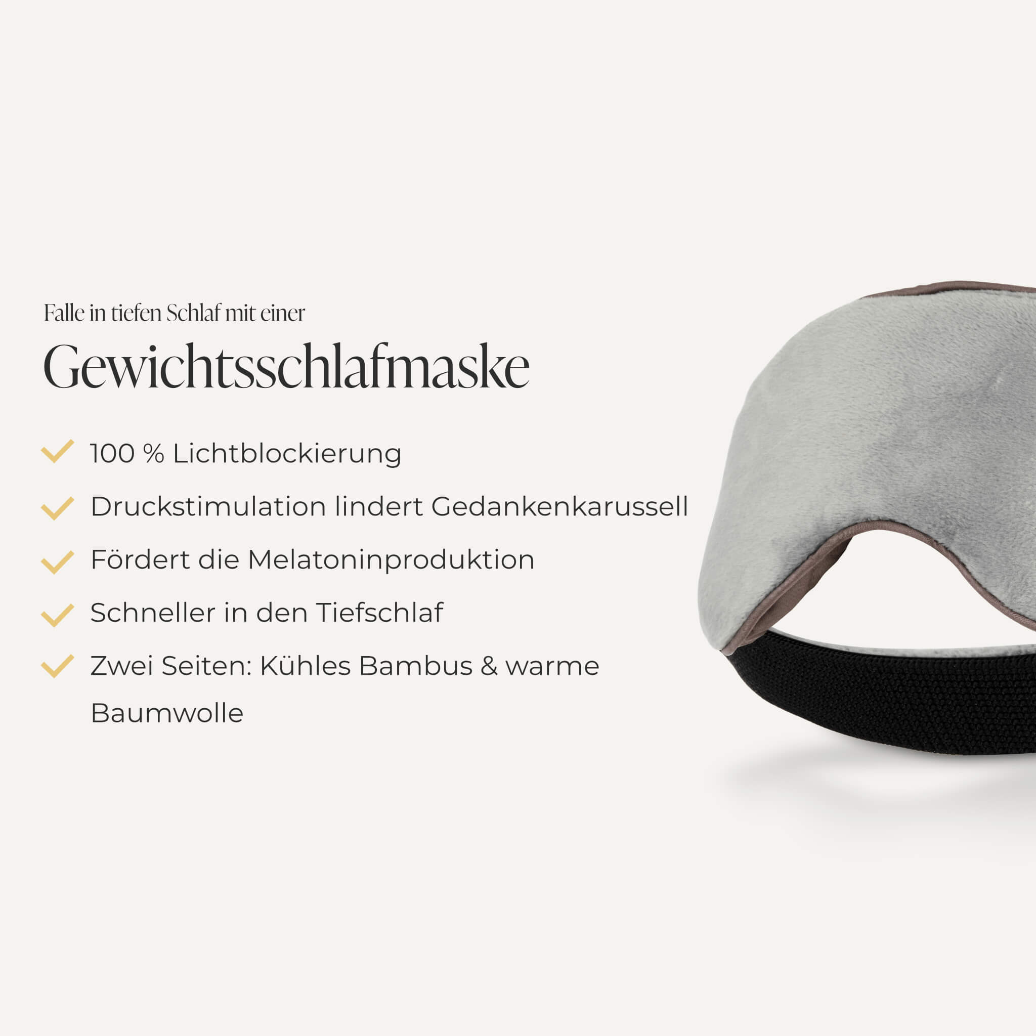 Comforth Gewichts-Schlafmaske