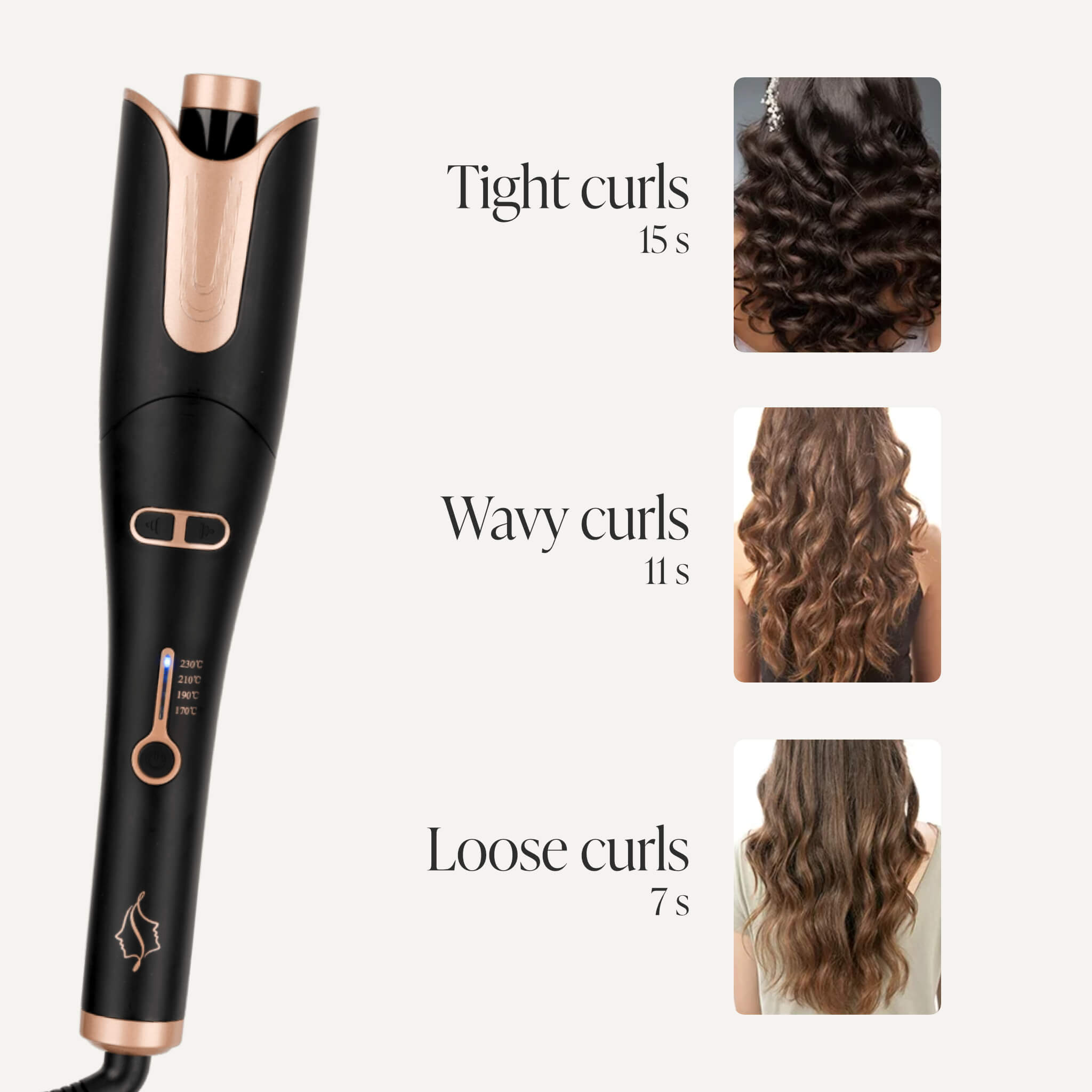 Comforth Curler Pro Automatic Curling Iron